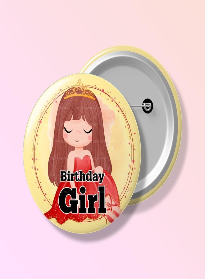 Deep Print Mart Birthday Girl Badges, Set of 2, for Birthday and Celebration (Badge-03) - Image 3